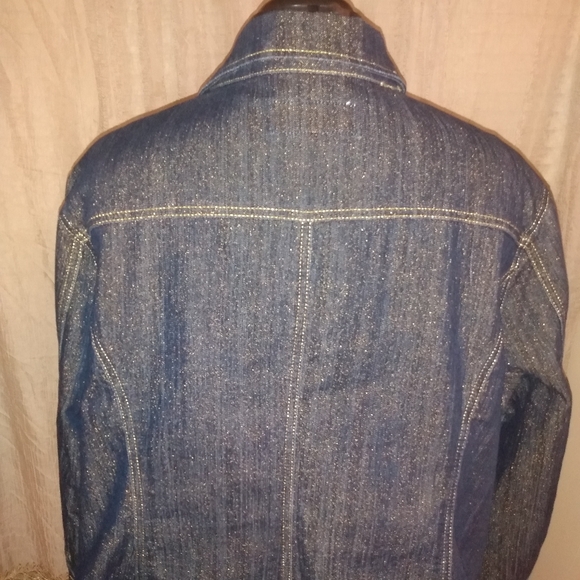 SWAK Jeans Women's Plus Denim Jacket with Stretch Size 28W - Picture 6 of 9